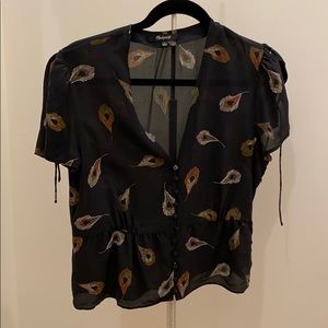 madewell feather top